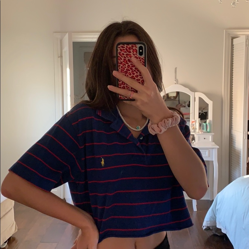 CROPPED RALPH LAUREN POLO